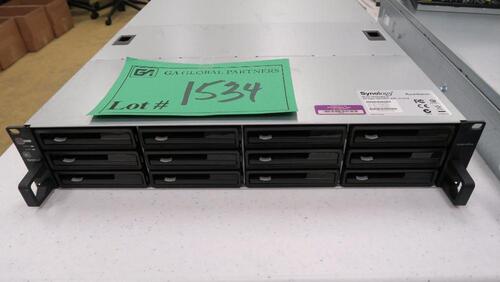 Synology RS3614RPxs Diskless System Network Storage, 12 - 6TB ENTERPRISE NAS. DELAYED PICK UP UNTIL JULY 18th.