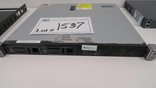 HP PROLIANT DL320E GEN 8 V2 SERVER, XEON PROCESSOR, 8 G RAM, 2 - 250GB 7200 SATA. DELAYED PICK UP UNTIL JULY 18th.
