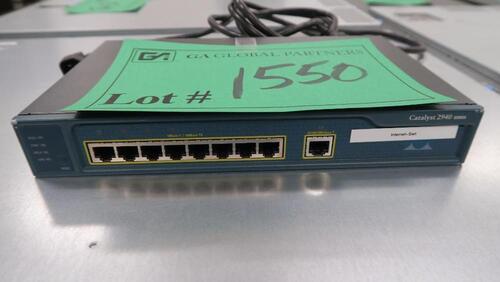 Cisco Catalyst 2940 MANAGED SWITCH. DELAYED PICK UP UNTIL JULY 18th.