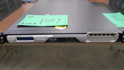 Citrix NetScaler NS 6XCU, SERIAL NUMBER 2802C290T4, 1 - 160 GB SSD. DELAYED PICK UP UNTIL JULY 18th.