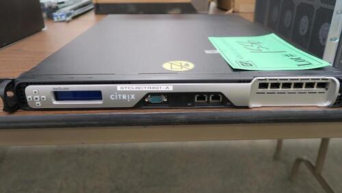 Citrix NetScaler NS 6XCU, Serial Number 298RW290X3, 1 - 160 GB SSD. DELAYED PICK UP UNTIL JULY 18th.