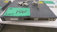 CISCO CATALYST 3750G 24 SWITCH. DELAYED PICK UP UNTIL JULY 18th.