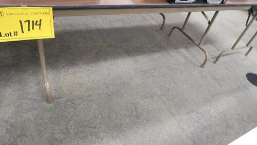 LOT OF 4, 6' FOLDING BANQUET TABLES, WOOD TOP, MSRP $
