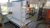 ROLLING GRID DISPLAY RACK. WITH SHELVES, HOOK, AND CUBES. MSRP $850 - 3