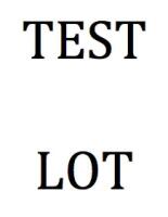 Test Lot