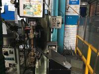 Dengensha NDC-50-46 spot welder, Ser. No. 91-56524, mfd. 1991, 50 kva. C/w Dengensha parts feeder model KF BBS8-23/20, mfd. 2001