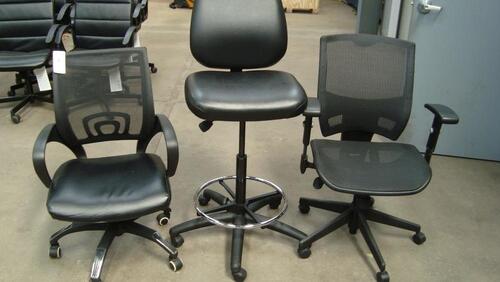 Qty 2 office chairs & 1 lab chair