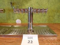 STAINLESS STEEL 8 TAP BEER TOWER (TILTED KILT RESTAURANT)