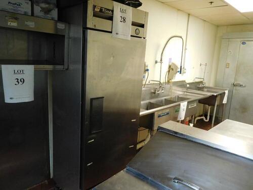 TRUE STAINLES STEEL FREEZER MODEL T-19FZ 27" X 24" X 79" (TILTED KILT KITCHEN)