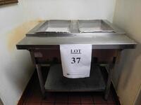 STAINLESS STEEL FOOD WARMER 32" X 30" X 34" (TILTED KILT KITCHEN)