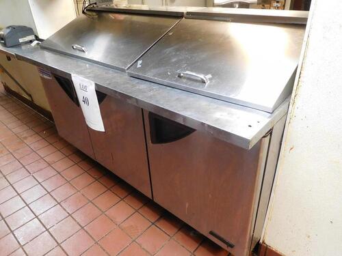 TURBO AIR REFRIGERATED SANDWICH/SALAD PREP TABLE 72" X 34" X 46" (TILTED KILT KITCHEN)