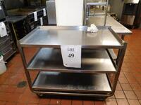 STAINLESS STEEL PREP TABLE 42" X 24" X 37" (TILTED KILT KITCHEN)