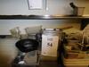 (LOT) ASST'D KITCHEN WARE, POTS, PANS, BEATERS, SKILLETS, PLATIC WARE, BOWLS, CUTTING BOARDS ETC. (TILTED KILT KITCHEN)