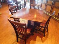 (3) 36" SQUARE DINING TABLES WITH 4 CHAIRS EACH (TILTED KILT RESTAURANT)