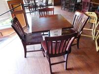 (3) 30" SQUARE DINING TABLES WITH 4 CHAIRS EACH (TILTED KILT RESTAURANT)