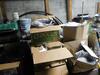 (LOT) ASST'D KITCHEN WARE, GLASSES, DISPOSABLES, CLEANING SUPPLIES, TABLES, OUTDOOR UMPRELLAS, DECORATIONS, FANS, CABINTES, ETC. (TILTED KILT BASEMENT) - 7