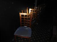 28 ASS'T DINING CHAIRS (INSIDE THEATER)