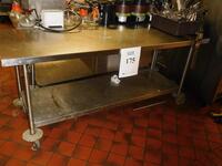 (3) ASST'D STAINLESS STEEL PREP TABLES (THAI CAFâ€¦ KITCHEN)