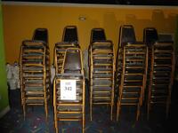 (56) SHELBY WILLIAMS STACKABLE BANQUET CHAIRS (ARCADE ROOM)