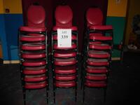 (24) SHELBY WILLIAMS STACKABLE BANQUET CHAIRS (ARCADE ROOM)