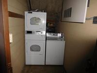 MAYTAG COIN OPERATED WAHSER MODEL MAT12CSAAW AND MAYTAG COIN OPERATED STACKED DRYER/DRYER MODEL MLE23PDFYW (END OF 1200 BLOCK)