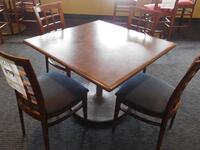 (3) 42" DINING TABLES AND 16 DINING CHAIRS (THAI CAFâ€¦)