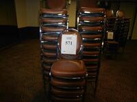 (25) SHELBY WILLIAMS STACKABLE BANQUET CHAIRS (BASEMENT BANQUET ROOM)