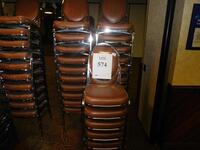 (25) SHELBY WILLIAMS STACKABLE BANQUET CHAIRS (BASEMENT BANQUET ROOM)