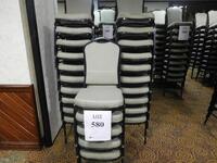 (25) SHELBY WILLIAMS STACKABLE BANQUET CHAIRS (BASEMENT BANQUET ROOM)