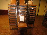 (33) SHELBY WILLIAMS STACKABLE BANQUET CHAIRS (BASEMENT BANQUET ROOM)