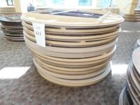 (14) 72" ROUND ASST'D PLASTIC BANQUET TABLES (WEDDING ROOM)