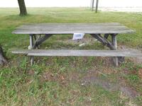 (4) PICNIC TABLES AND (2) BENCHES