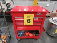 U.S GENERAL TOOL BOX WITH ASST'D PARTS