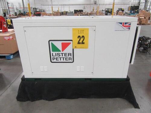 LISTER PETTER UPS SYSTEM, WITH (12) POWER SAFE SBS 190F BATTERIES