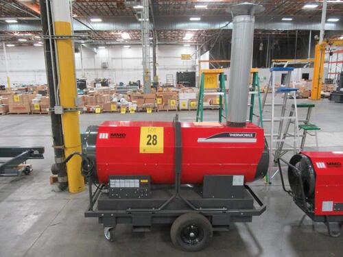 MMD/THERMOBILE ITA-400 PORTABLE HEATER, CAPACITY 400.000 BTU, FUEL: 1 DIESEL, PUMP PRESSURE 152 PSI, AIRFLOW 3262 CFM, YEAR 2014