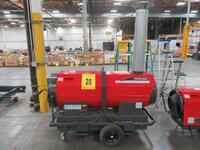 MMD/THERMOBILE ITA-400 PORTABLE HEATER, CAPACITY 400.000 BTU, FUEL: 1 DIESEL, PUMP PRESSURE 152 PSI, AIRFLOW 3262 CFM, YEAR 2014