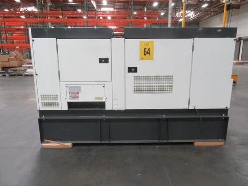 TAIYO 150/125 KVA BRUSHLESS AC GENERATOR, MODEL: TWH 28A, SPEED 1800/1500 MIN -1, WITH DIESEL FUEL TANK, ENCLOSURE, CONTROL CABINET, AND RADIATOR