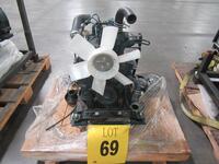 KUBOTA DIESEL ENGINE, MODEL: D1105-BG-ET01, POWER 12.6 KW/1800 RPM, ENGINE DISP: 1.1L