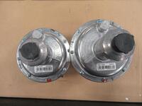 LOT (9) DUNGS FRG 710/6 AND (2) DUNGS 707/6 PRESSURE REGULATORS