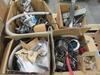 LOT ASST'D MMD EQUIPMENT PARTS. STAINLESS STEEL HOSES, COUPLING, PLASTIC CAPS, ALARM BOXES, TACHOMETERS, WIRE, PROTECTOR CIRCUITS, STARTER SWITCHES, HOSES, (10 PALLETS) - 3