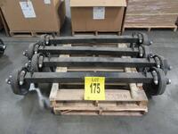 LOT (4) TRAILER 150 AXELS