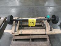 LOT (8) ASST'D TRAILER AXLES