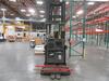 RAYMOND EASI-OPC30TT ELECTRIC ORDER PICKER, 3000 LBS., 24 VOLTS, 11'FT HIGH, WITH BATTERY CHARGER, (NEEDS SERVICE) - 3