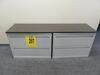 LOT (8) METAL 2 DRAWER LATERAL FILES