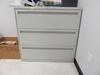 WOOD DESK, METAL 3 DRAWER LATERAL FILE, WOOD 2 DRAWER LATERAL FILE - 2