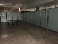 Quantity of frosted glass wall panels in various configurations. 46 full panels H2200mm W1100mm 6 Half panels 2 sets of double doors. Each door W875mm H2130mm 1 single door W1150mm H2190 56 uprights excluding door frames