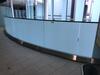 11 glass panel low partition wall. Metal base and top. H1200mm W1200mm - 4