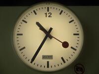 Large Illuminated Wall Clock