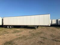 2016 Hyundai Dry Van Trailer, 53ft x 102in, with Hendrickson Air Ride suspension and swing doors, 295/75R 22.5 Tires, Model VC2530152-AJS, S/N 3H3V532