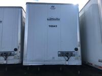 2016 Hyundai Dry Van Trailer, 53ft x 102in, with Hendrickson Air Ride suspension and swing doors, 295/75R 22.5 Tires, Model VC2530152-AJS, S/N 3H3V532